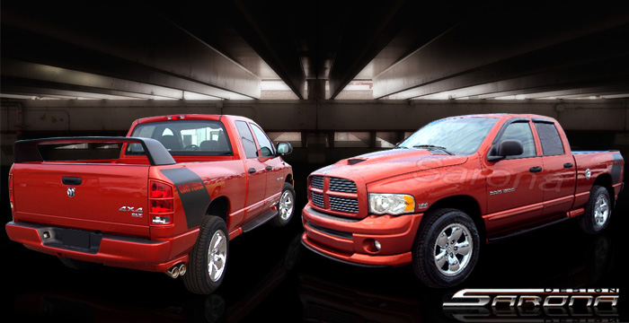 Custom Dodge Ram Pick up Body Kit  Truck (2002 - 2005) - $1590.00 (Manufacturer Sarona, Part #DG-018-KT)